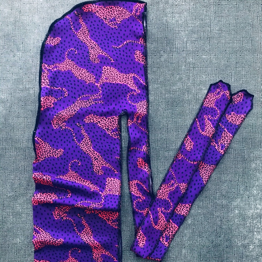 Mens Silky Durag Purple Unisex Chemo Headscarf
